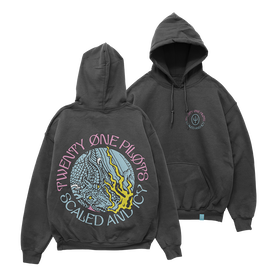 Twenty one pilots zip up sale hoodie