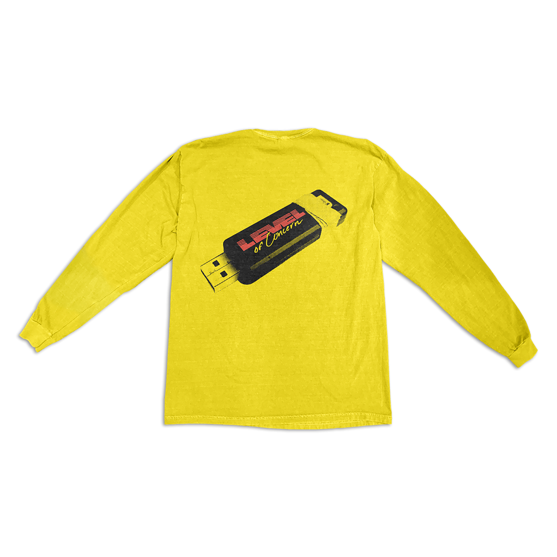 Yellow Tech Long Sleeve T-Shirt