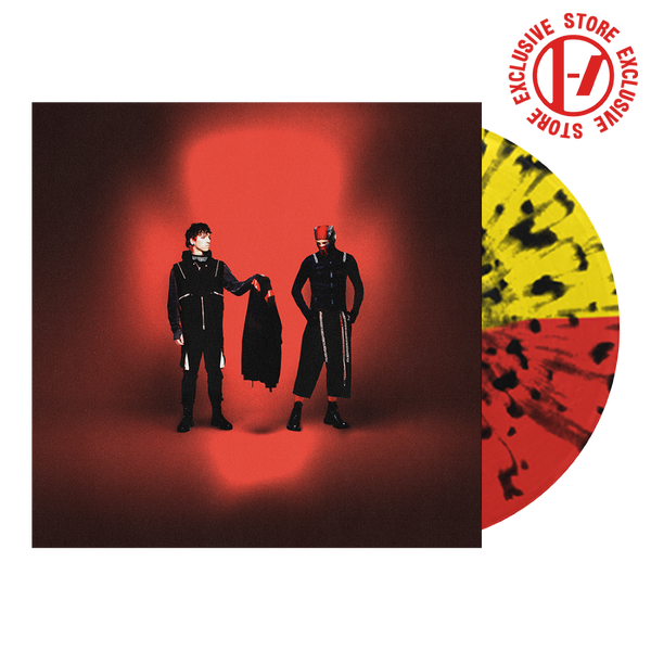 Breach Limited Edition Red, Yellow, and Black Hazard Splatter Vinyl