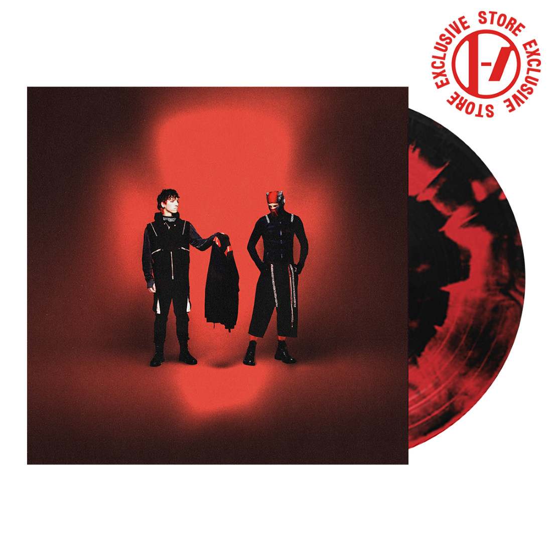 Breach Limited Edition Black and Red Inkspill Vinyl