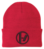 LOGO RED BEANIE