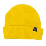 Double Bars Yellow Beanie