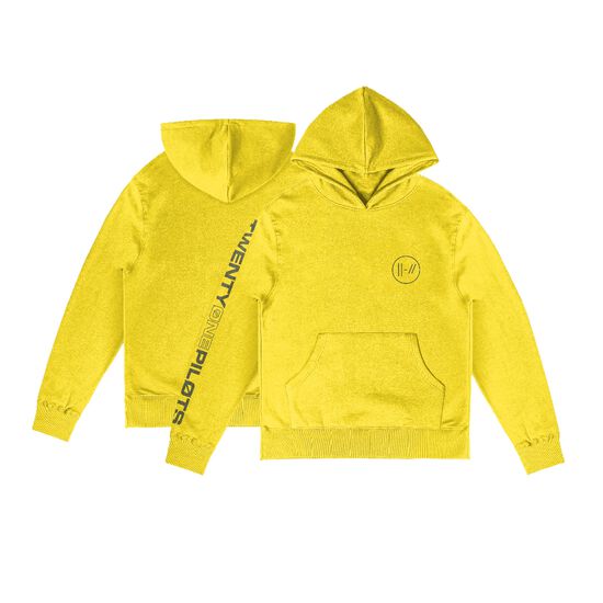 Embroidered Logo Yellow Hoodie Embroidered Logo Yellow Hoodie