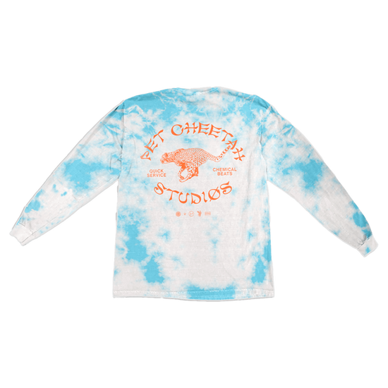 Blue Cheetah Design - T-shirt Design - TemplateMonster