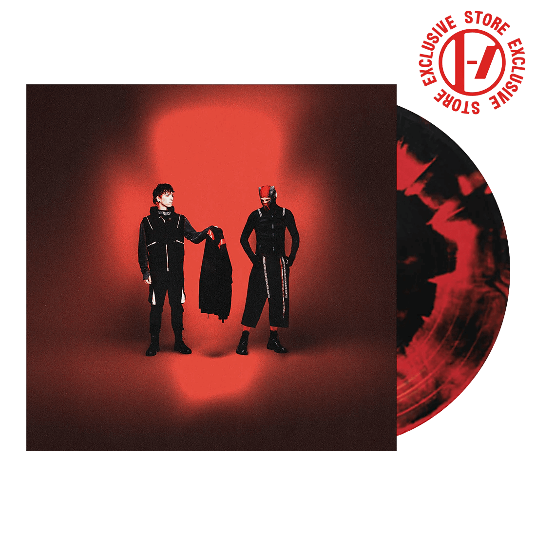Breach Limited Edition Black and Red Inkspill Vinyl