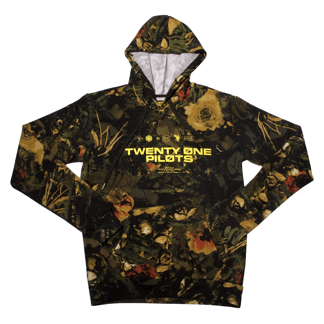 Twenty one clearance pilots green hoodie