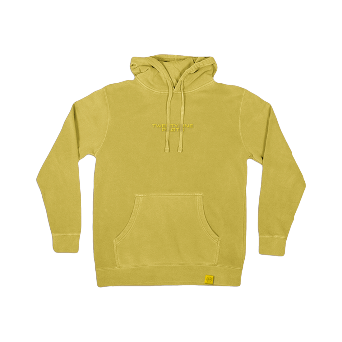 Embroidered Logo Hoodie (yellow) | Twenty One Pilots Official Store