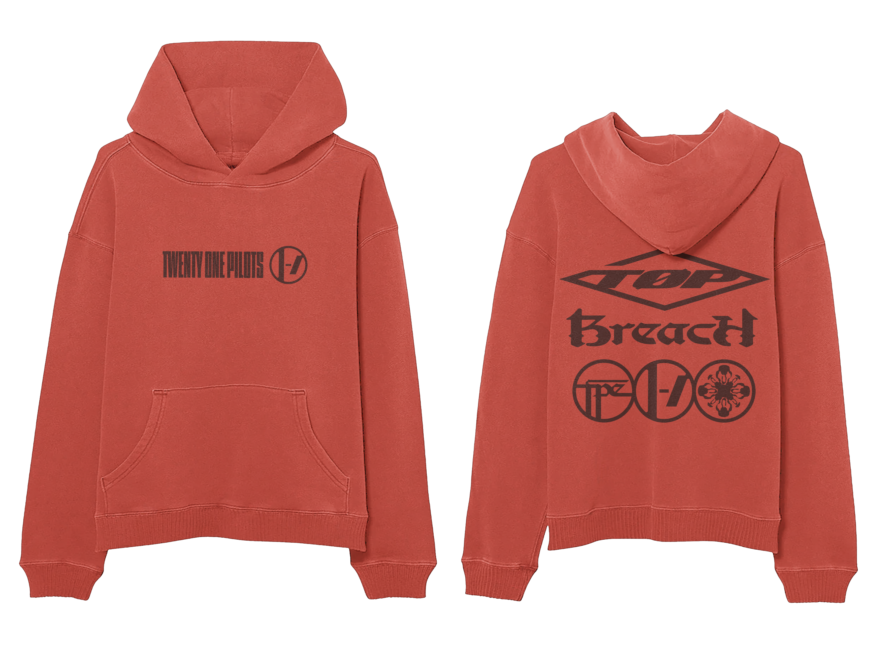 Breach Red Hoodie Twenty One Pilots Official Store